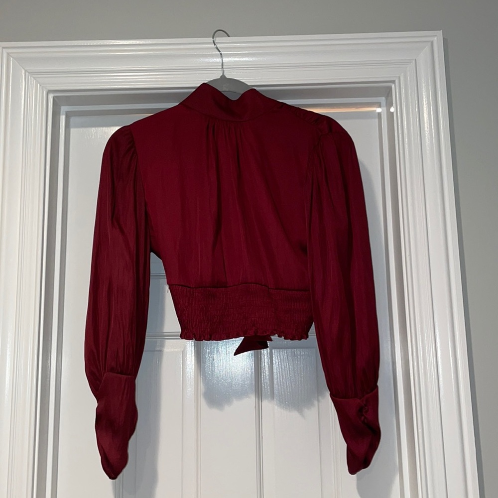 Maroon shirt